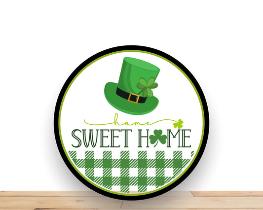 St Patrick’s Day Wreath Sign, Home Sweet Home Wreath Sign, Round Wreath Sign, Desert Wreath Signs