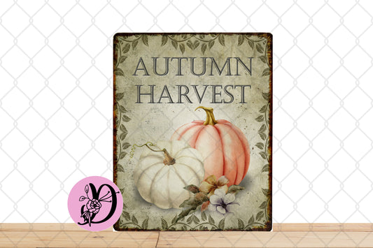 Fall Wreath Sign, Autumn Harvest Rectangle Wreath Sign, Sign For Wreath, Autumn Decorations